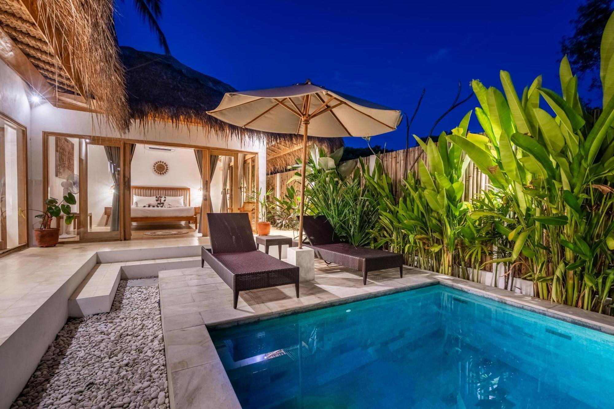 Villa Kelapa Kucing Gili Air Luaran gambar